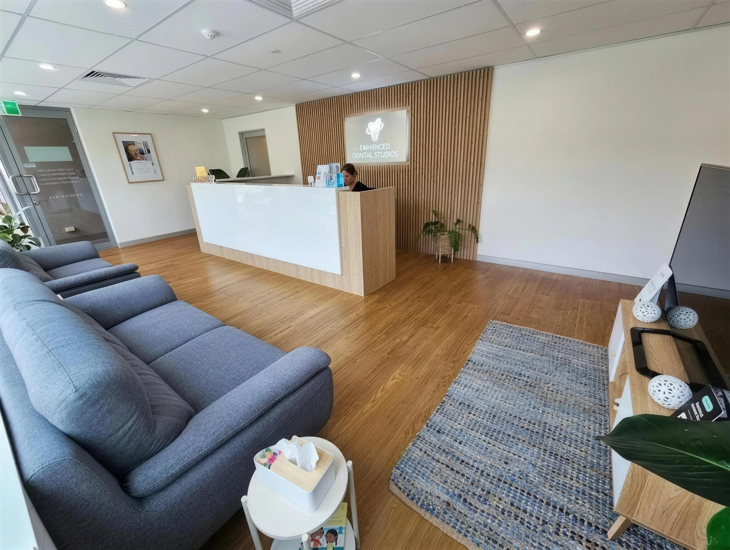 Inside the Enhanced Dental Studios clinic in Kangaroo Point.