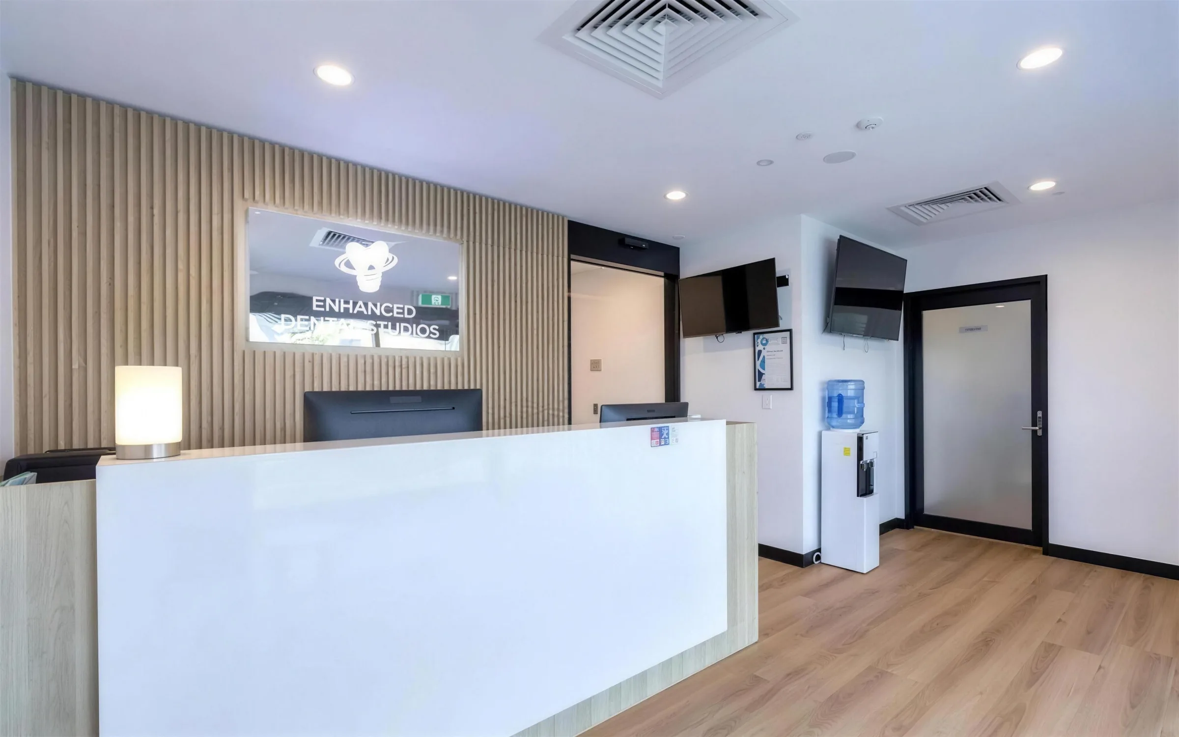 Inside the Enhanced Dental Studios clinic in Redcliffe.