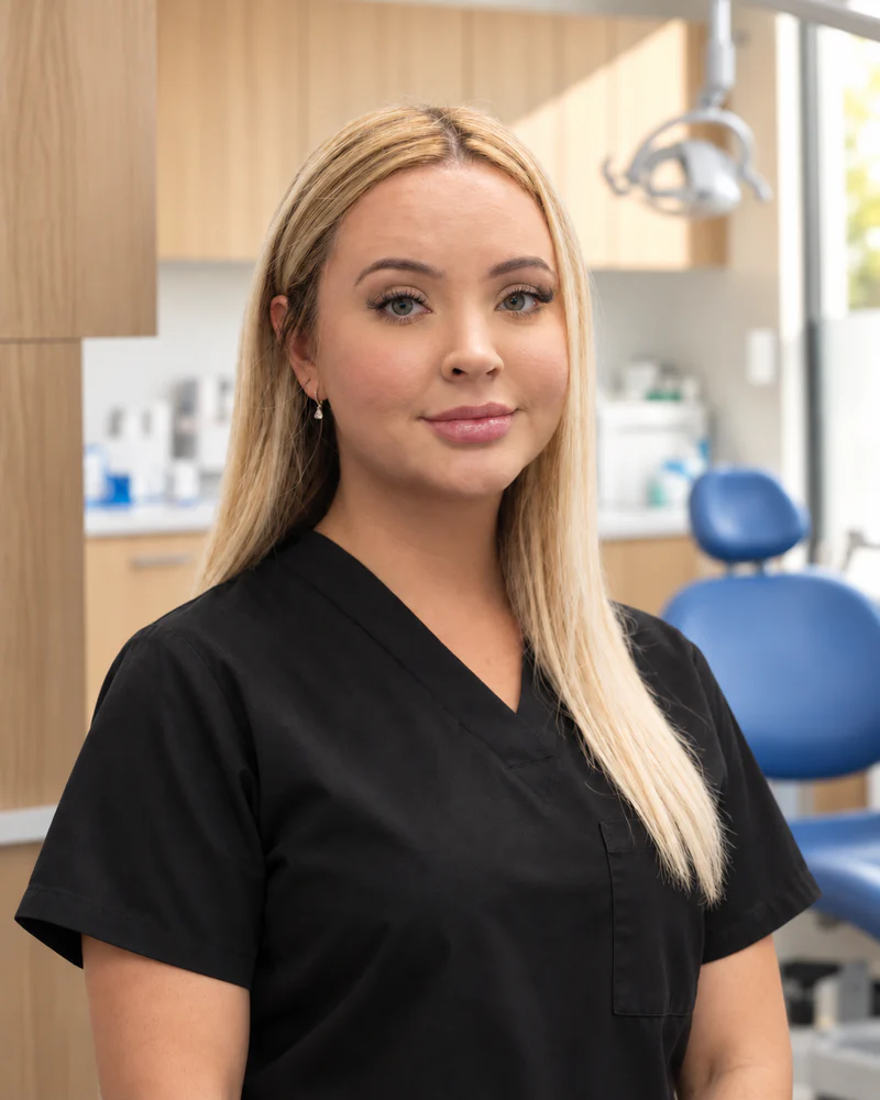 Portrait of Tayla Fitch, practice manager